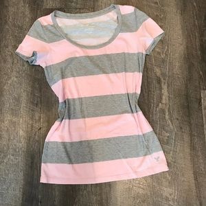 AMERICAN EAGLE STRIPED TEE